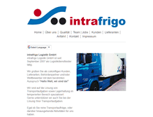 Tablet Screenshot of intrafrigo.com